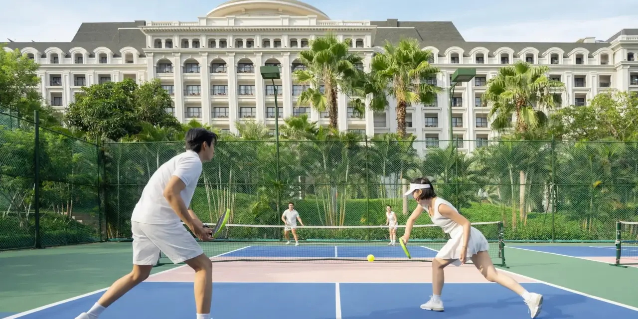Pickleball – Trải nghiệm thể thao mới trong kỳ nghỉ dưỡng tại Việt Nam